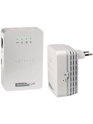 Netgear - XAVNB2001-100PES - Powerline Wireless-N kit: XAV2001 & XAVN2001 1x 10/100 200 Mbps, XAVNB2001-100PES, Netgear