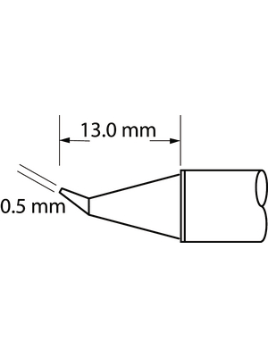 Metcal - SFV-CNB05 - Soldering tip Conical / Bent 390 C, SFV-CNB05, Metcal