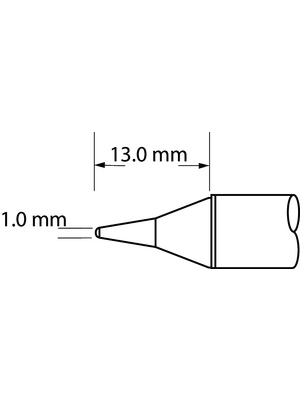 Metcal - SFV-CNL10 - Soldering tip Conical 390 C, SFV-CNL10, Metcal