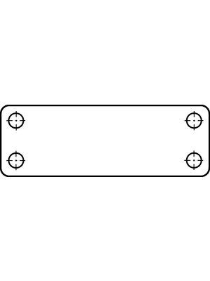 Panduit - MP150-C - Nameplate 19 x 26 mm, MP150-C, Panduit