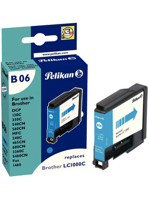 Pelikan - 361363 - Ink cartridges LC-1000C Cyan, 361363, Pelikan