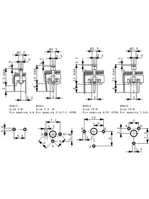 Philips - 222280823209 - Foil trimmer 2...20 pF 250 VAC, 222280823209, Philips