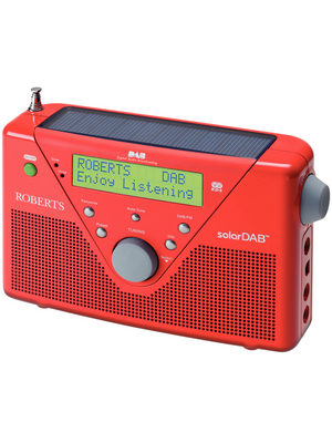 Roberts - 00-7029 - SolarDAB 2, red, 00-7029, Roberts
