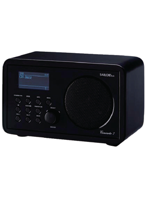Sailor - CONCERTO 7 - WiFi Internet + DAB+ Radio black, CONCERTO 7, Sailor