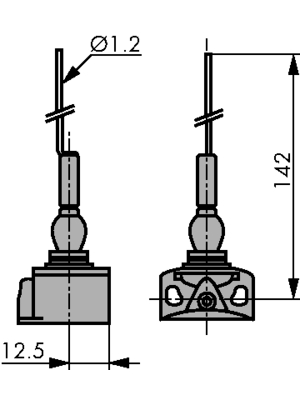 Schneider Electric - XCKP2106P16 - Limit Switch, XCKP2106P16, Schneider Electric