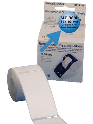 Seiko Instruments - SLP-RSRL - Shipping labels, removable, SLP-RSRL, Seiko Instruments