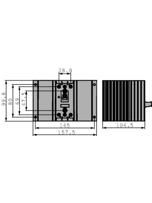 Siemens - 3RF2450-1AB45 - Solid state relay, three phase 4...30 VDC, 3RF2450-1AB45, Siemens