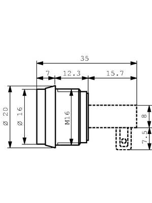 Signal-Construct - AMCE161 - LED Indicator yellow 12...230 VAC/DC, AMCE161, Signal-Construct