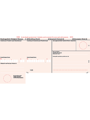 Simplex - 38200 - A4 Post CH payment slip, 38200, Simplex