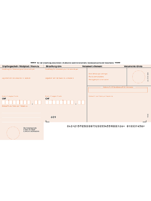 Simplex - 38212 - Payment Slips, ESR, boxed, 38212, Simplex
