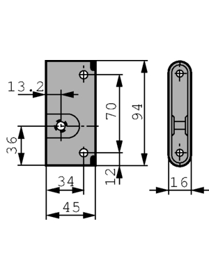 Southco - R5-0079-08 - Acceptor sleeve for lock, R5-0079-08, Southco
