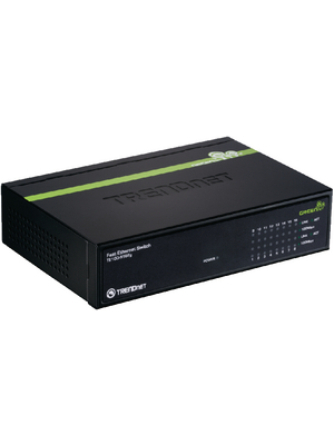 Trendnet - TE100-S16EG - Switch, 16x 10/100, Desktop, TE100-S16EG, Trendnet