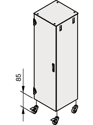 Pentair Schroff - 23130-078 - Castors, 23130-078, Pentair Schroff