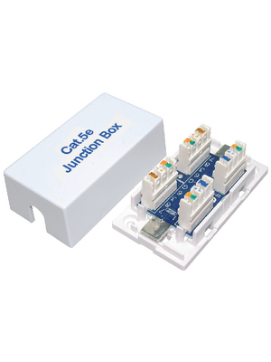 Maxxtro - JE316-KDA-CEUS/WH - Junction box Cat.5e unshielded, JE316-KDA-CEUS/WH, Maxxtro