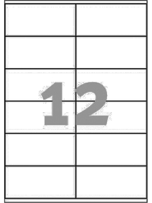 Avery Zweckform - 3424Z - Universal labels 105 x 48 mm, 3424Z, Avery Zweckform