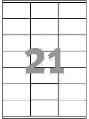 Avery Zweckform - 3481Z - Universal labels 70 x 41 mm, 3481Z, Avery Zweckform