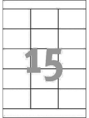 Avery Zweckform - 3669Z - Universal labels 70 x 50.8 mm, 3669Z, Avery Zweckform