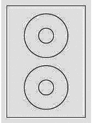 Avery Zweckform - L6043-100 - CD labels ClassicSize matte, L6043-100, Avery Zweckform