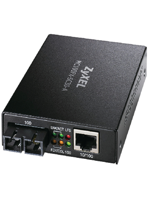 Zyxel - 91-010-143001B - Converter MC100FX-SC30-A, RJ45 10/100-100FX SC/SM, 91-010-143001B, Zyxel