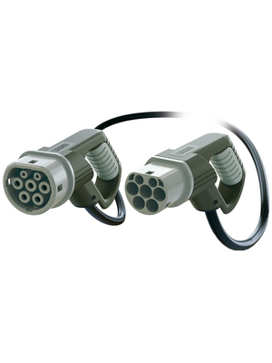 Phoenix Contact - EV-T2M3PC-1AC32A-4,0M6,0ESBK00 - Charging cable , Mode 3, 1-phase 250 VAC, 32 A, Type 2 to Type 2, 1404568, EV-T2M3PC-1AC32A-4,0M6,0ESBK00, Phoenix Contact