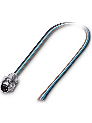 Phoenix Contact - SACC-E-M 8MS-4CON-M8/0,5 - Device plug M8 Poles 4, SACC-E-M 8MS-4CON-M8/0,5, Phoenix Contact
