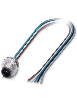 Phoenix Contact - SACC-E-MS-5CON-M16/0,5 SCO - Panel-mount plug M12 Poles 5, SACC-E-MS-5CON-M16/0,5 SCO, Phoenix Contact