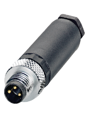 Phoenix Contact - SACC-M 8MS-3CON-M-SW - Cable plug M8 Poles 3, SACC-M 8MS-3CON-M-SW, Phoenix Contact