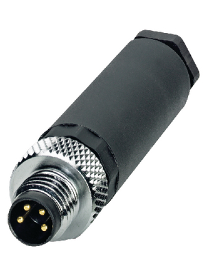 Phoenix Contact - SACC-M 8MS-4CON-M-SW - Cable plug M8 Poles 4, SACC-M 8MS-4CON-M-SW, Phoenix Contact