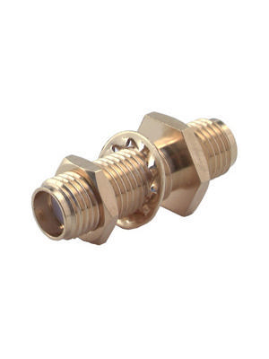 Huber+Suhner - 34_SMA-50-0-1/111_NE - Adapter bulkhead SMA female/female 50 Ohm, 34_SMA-50-0-1/111_NE, Huber+Suhner