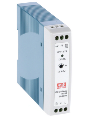 Mean Well - MDR-20-12 - Switched-mode power supply / 1.67 A, MDR-20-12, Mean Well