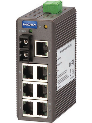 Moxa - EDS-208-M-SC - Switch 7x 10/100 1x 100FX SC/MM, EDS-208-M-SC, Moxa