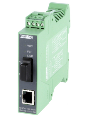 Phoenix Contact - FL MC EF 1300 SM SC - Fibre-optic converter, FL MC EF 1300 SM SC, Phoenix Contact