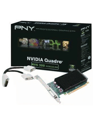 PNY - VCNVS300X16DVI-PB - Quadro NVS 300, VCNVS300X16DVI-PB, PNY