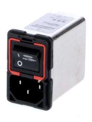 Schaffner - FN9280B-6-100 - Power inlet with filter 6 A 250 VAC, FN9280B-6-100, Schaffner