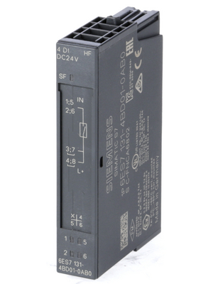 Siemens - 6ES71314BD010AA0 - ET200S I/O Module, 4 DI, 6ES71314BD010AA0, Siemens