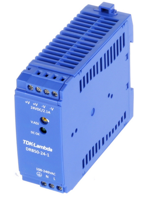 TDK-Lambda - DRB-50-24-1 - Switched-mode power supply / 2.1 A, DRB-50-24-1, TDK-Lambda