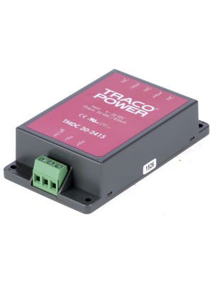 Traco Power - TMDC 20-2415 - DC/DC converter 9...36 VDC 24 VDC, TMDC 20-2415, Traco Power
