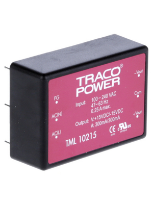 Traco Power - TML 10215 - Switching power supply 10 W, TML 10215, Traco Power
