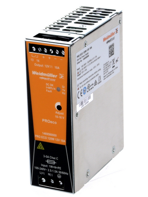 Weidmller - PRO ECO 120W 12V 10A - Switched-mode power supply / 10 A, PRO ECO 120W 12V 10A, Weidmller