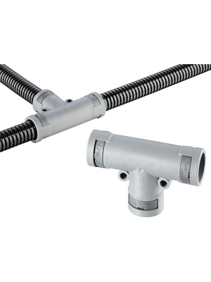 PMA Uster - SVTR-101010 - T piece fitting grey 3 x NW10, SVTR-101010, PMA Uster