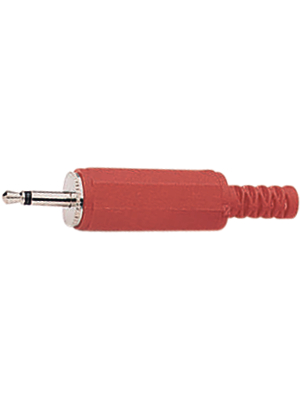 Tai Yang - 133-1-16 - Jack plug ?2.5 mm red 2P, 133-1-16, Tai Yang