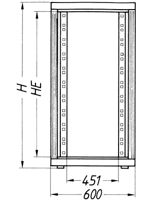 Pentair Schroff - 20230-429 - Door 9U(HE), 20230-429, Pentair Schroff