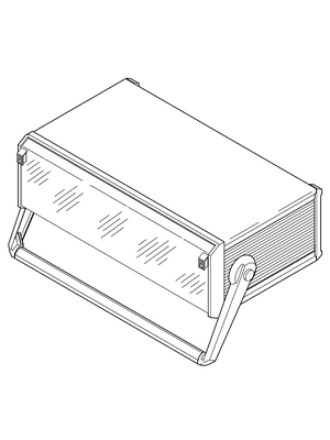 Pentair Schroff - 24576-070 - B?rhandtag, 28 TE, 24576-070, Pentair Schroff