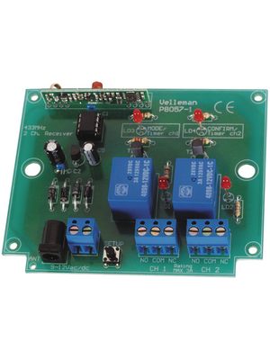 Velleman - K8057 - 2-channel RF receiver (kit) N/A, K8057, Velleman