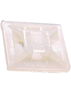 No Brand - 30022 - Cable tie mount natural 4.8 mm, 30022, No Brand