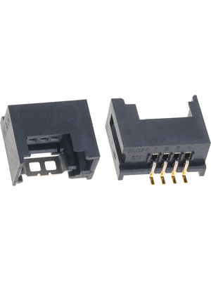 3M - 37204-12E0-004 PL - PCB socket SMD Pitch2 mm Poles 4 Contact DesignFemale Mini-Clamp, 37204-12E0-004 PL, 3M