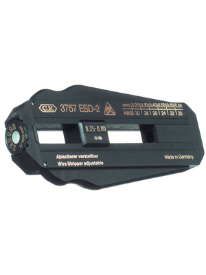 C.K Tools - T3757ESD 2 - Stripping device 0.25...0.80 ? mm, T3757ESD 2, C.K Tools