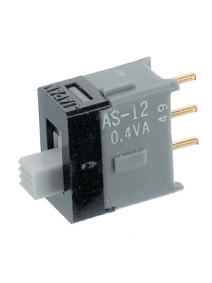 NKK - AS12AP - Slide switch on-on 1P, AS12AP, NKK