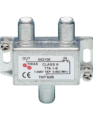 Triax - 346106 - Tap-off unit 5...1000 MHz 6 dB  C6.5 dB, 346106, Triax