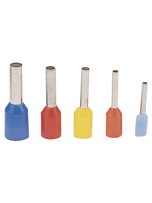 K.S.Terminals - E0208-LIGHTBLUE - Bootlace ferrule blue 0.25 mm2/6 mm, E0208-LIGHTBLUE, K.S.Terminals